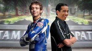 Besok, Jokowi Balap Sepeda Lawan Valentino Rossi. | Dok. Beritasatu.com.