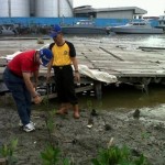 Peduli Lingkungan, Polair Dumai Tanam Ribuan Pohon Mangrove