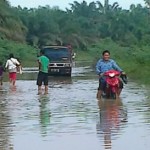 Diguyur Hujan Deras, Jalan Gajah Mada Bak Lautan